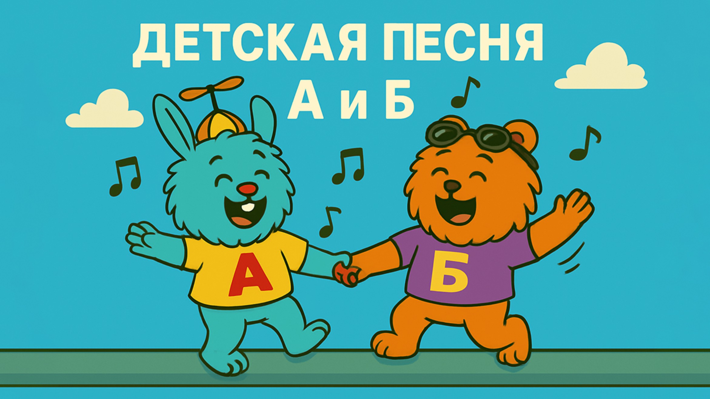 Детская песня-загадка А и Б