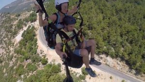 Полет на параплане в Турции. Алания.