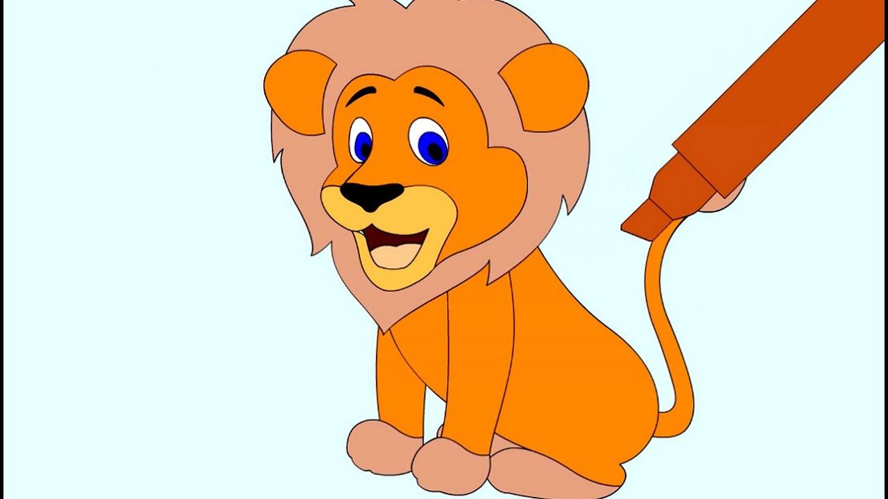 Мультик для самых маленьких. Домашние животные. Учим цвета.  Раскраска и пазлы смотреть онлайн