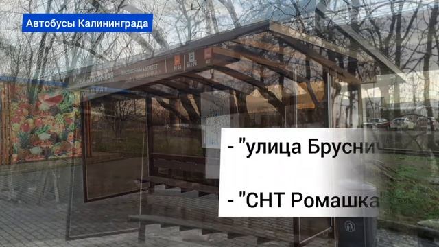Ещё на двух остановках Калининграда появились новые остановочные павильоны