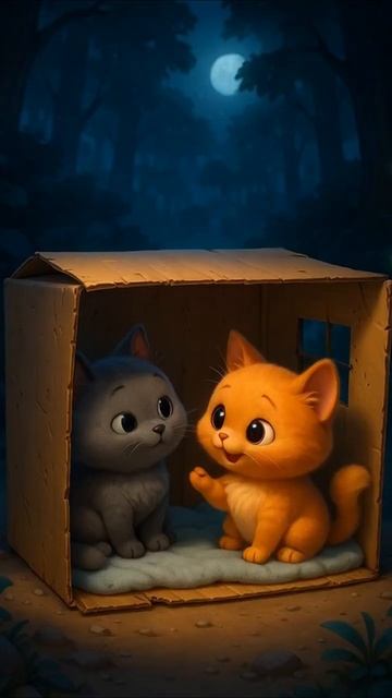 КОТИКИ_ТРОГАТЕЛЬНАЯ_история_в нейросети!_#cats_#kidscartoons_#мультик