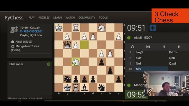 Three Check Chess - Ep. 22 - Chess Variants Ep. 1422 смотреть онлайн