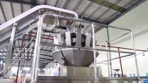 Вертикальный фасовочно упаковочный комплекс с мультиголовочным весовым дозатором