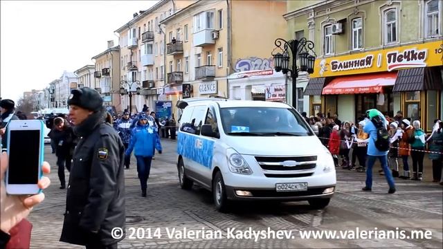 Паралимпийский огонь в Самаре НЕ погас / Paralympic Torch Relay at Samara, Russia