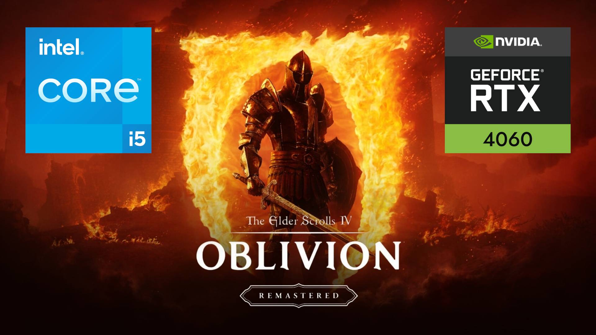 Oblivion Remastered тест на i5 12400f + RTX 4060