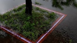 Светильники в мощении под водой - RGB LANE от российского производителя TRIF Rain