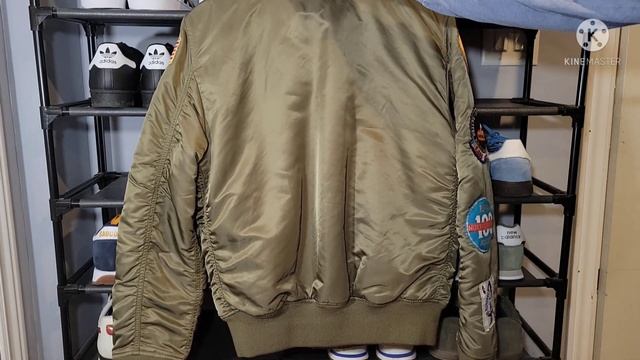 Custom Alpha CWU-45/P Flight Jacket with Vietnam F-4 Phantom Patches