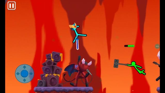 Он ПРОСТО НЕСОКРУШИМ! Сражение с ДЕДОМ в Supreme Duelist Stickman 😱👴