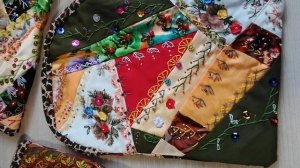 Любителям вышивки . Вышиваем , расшиваем.
Крейзи квилт Crazy quilt обзор изделий