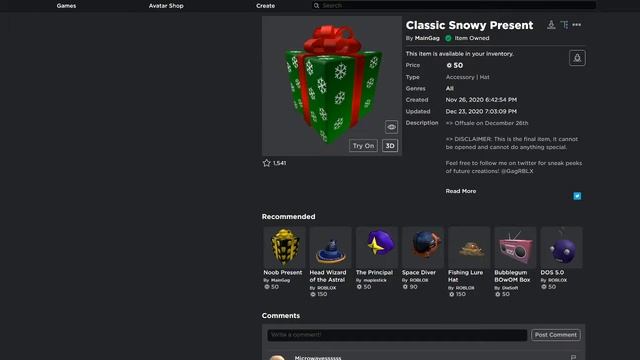 Green Present Head & Present Head | Roblox смотреть онлайн
