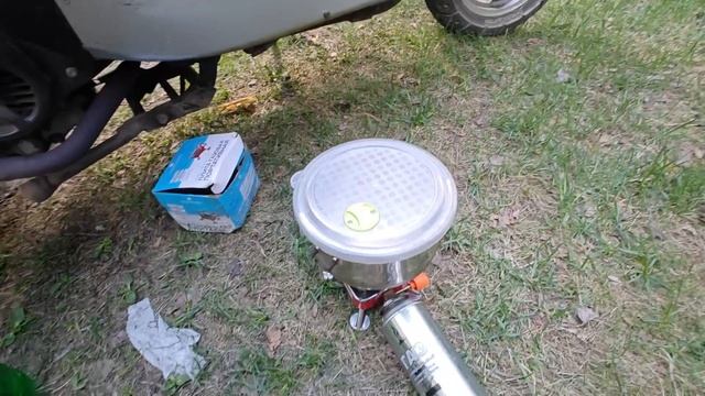 Дальнячек в лес на" партизанский стол" НА Скутере ГЭЛАКСИ..