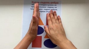 Нейроигра КУЛАК-ЛАДОНЬ-РЕБРО