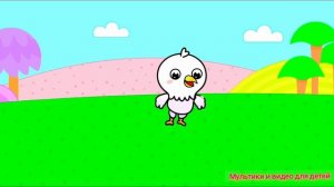 Цветные Птички вылупляются из цветных яичек #5/ Развивающий мультфильм для самых маленьких детей смо