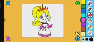 Учим цвета. Раскраска. Принцессы обучающее развивающее вмдео мультфильм