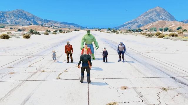 Геройлар Шазам мен Қара адамның стрелкасына келді! (GTA V) смотреть онлайн