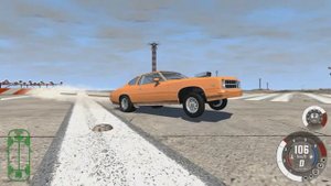 BeamNG.drive - Brucklell Moonhawk Drag (Huge Jumps - GTA IV MAP)