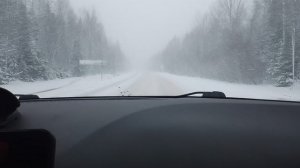 м8 снегопад.