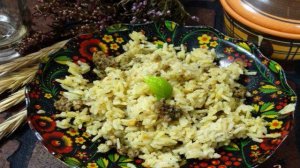 Плов с фаршем в мультиварке