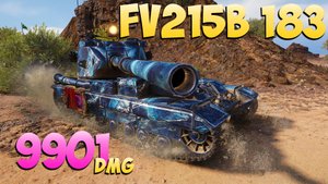 FV215b 183 - 4 Фрагов 9.9K Урона - Хорошие снимки! - Мир Танков