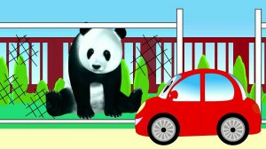 Машинка Бодя едет в зоопарк. Изучаем диких животных. Мультики про машинки