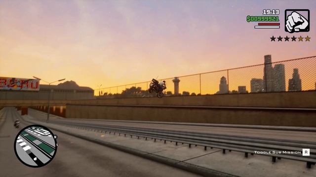 GTA San Andreas The Trilogy (Definitive Edition) CJ Epic Bike Stunt (4K 60) RTX 3070