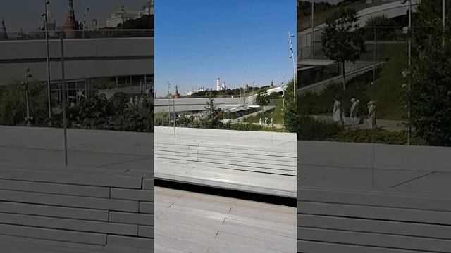 Поход на смотровую площадку "Парящий мост" в парке Зарядье в Москве #путешествия #trips смотреть онлайн