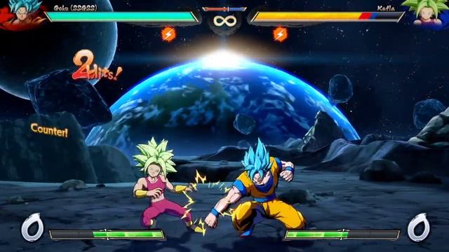 [AG] DBFZ -  Новое Особое Завершение! Goku (Ultra Instinct) vs Kefla