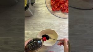 Салат с хрустящими баклажанами