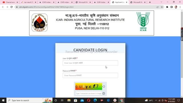 Icar technician result 2022 | Normalized qualified marks show yes | icar t1 result 2022 update ||