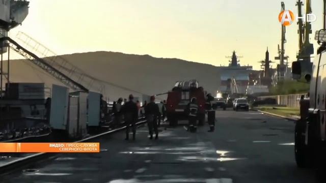 В рамках учений боролись за живучесть крейсера «Адмирал Флота Советского Союза Кузнецов» смотреть онлайн