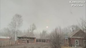 Камчатка Россия вулкан Безымянный на Камчатке выбросил столб пепла высотой до11 км над уровнем моря
