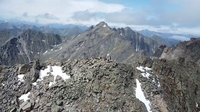 Пик Трехглавая - Южная башня, обзор на 360 смотреть онлайн