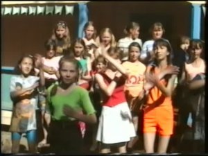 1997. 06.23. 1сезон. Алёнушки INTERNATIONAL . весёлые старты. шумовой оркестр. в гостях у сказки