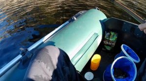 Первая рыбалка с лодки. Весна 2025