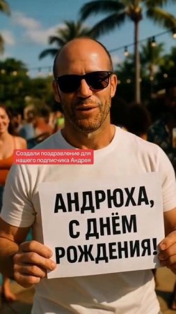 С днем рождением Андрей