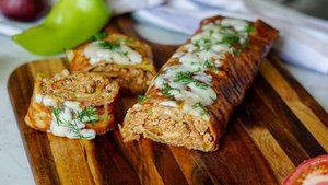 Оригинальное горячее блюдо из картофеля - Картофельный рулет с фаршем