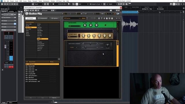 как использовать гитарные импульсы в Cubase (impulses)
