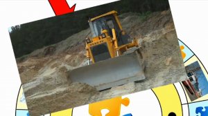 Машины для детей. Бульдозер. Вертолет. Автомобиль. Мультик про машины