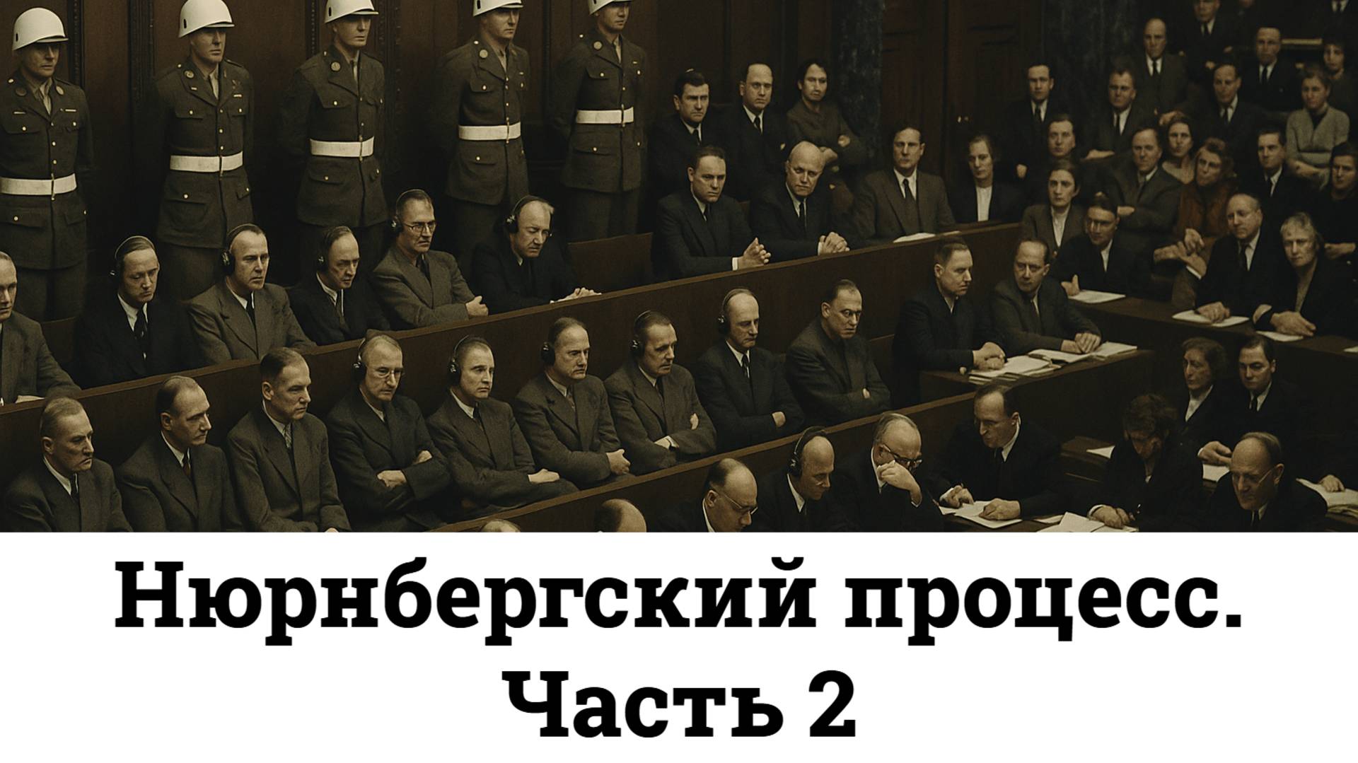 Нюрнбергский процесс. Часть 2. | Культурные хроники Адыгеи