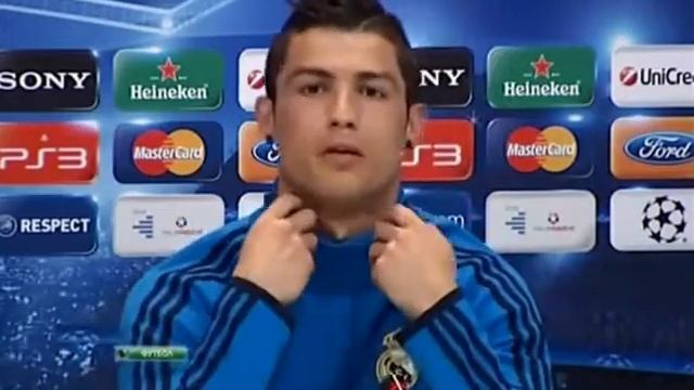 Криштиано Роналду говорит по русски! смотреть онлайн