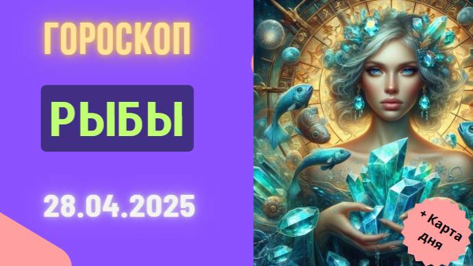 ♓ 28.04 ГОРОСКОП НА СЕГОДНЯ ДЛЯ РЫБ: МАГИЯ РЕАЛЬНОСТИ!