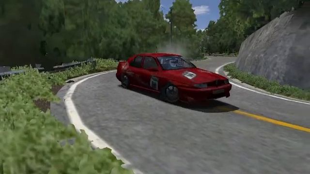 rFactor - ALFA ROMEO 155 V6 TI DTM maximum attack - Akagi Mountain Pass Downhill смотреть онлайн