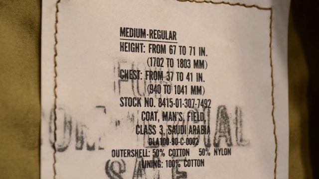 Two original M65 jackets in a 6-color camo from 1990. смотреть онлайн