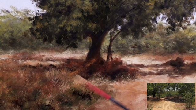 Indian SUMMER LANDSCAPE Painting | Painting Demo
