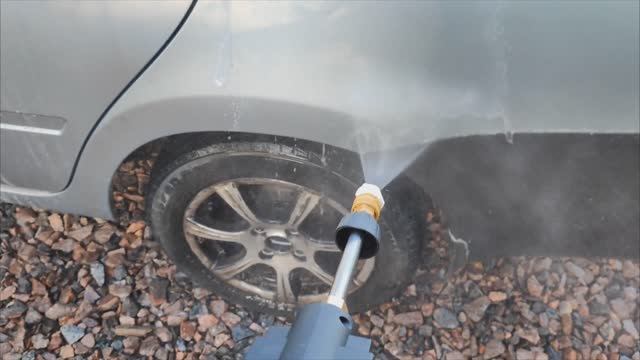 Аккумуляторная автомойка - тест-драйв.