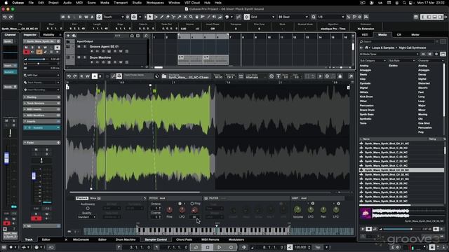 07. Creating Long, Sustained Synth from Sample in Sampler Track