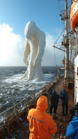 Встреча с белым ходоком - морским чудовищем из легенд