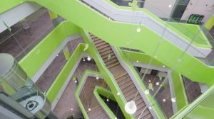 Лестница в школе "Адымнар" г. Казань