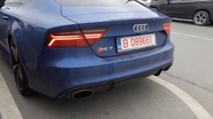 Audi RS7 Cold Start & Revs
