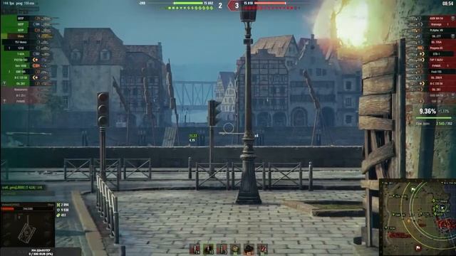 World Of Tanks  - Maus ЛБЗ компания на Т-55А ТТ12 Броня крепка на 13к